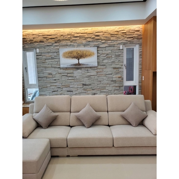 沙發背牆施作