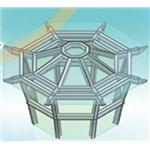 八卦式玻璃屋-越大建材行