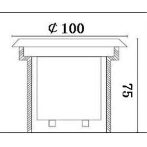 LED 3W不銹鋼地底燈 , 奧立科技能源股份有限公司
