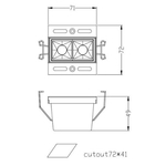 無邊框線條崁燈系列組 , 奧立科技能源股份有限公司