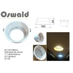 AR 圓崁15cm內縮崁燈燈具 , 奧立科技能源股份有限公司