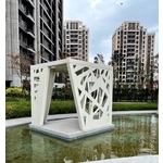 幸福莊園社區-中庭水池造景