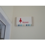 貼壁式廁所標示 - 大衛廣告社