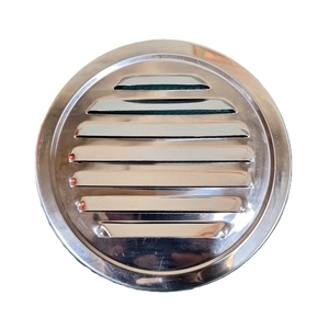 平面式(圓型)外氣口-F02．浴室排風罩．通氣罩．平面圓形排氣罩．外牆排風罩．外氣口,泓富產品實業有限公司