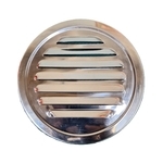 平面式(圓型)外氣口-F02．浴室排風罩．通氣罩．平面圓形排氣罩．外牆排風罩．外氣口-泓富產品實業有限公司