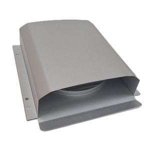 防颱 抗風雨型(上下導流)排氣罩-AT  排氣罩、排煙罩、排風罩、外氣口、防颱型、防風雨型、上下導流、通氣口、外牆排風罩,泓富產品實業有限公司