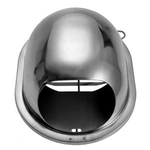 不鏽鋼(橢圓形)防風罩-K01、防颱型、防風型、排氣罩、橢圓形排煙罩、排風罩、外氣口、外牆排風罩、通氣口-泓富產品實業有限公司