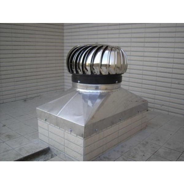 大樓管道間免電力渦輪排氣抽風機