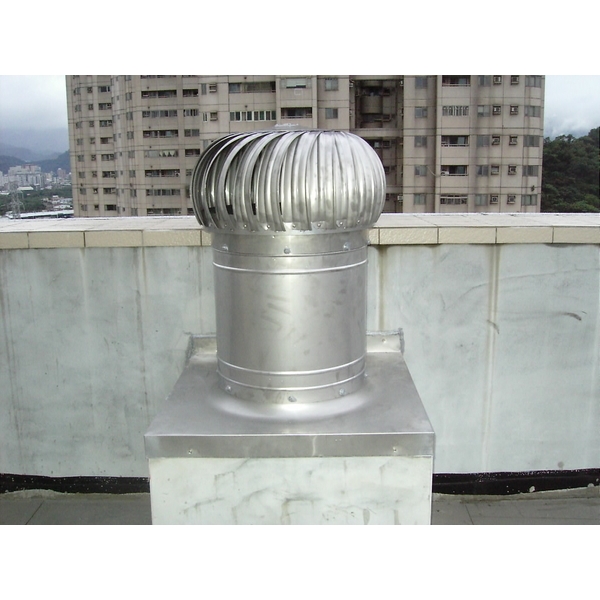 大樓管道間免電力渦輪排氣抽風機