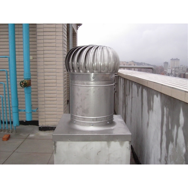 大樓管道間免電力渦輪排氣抽風機