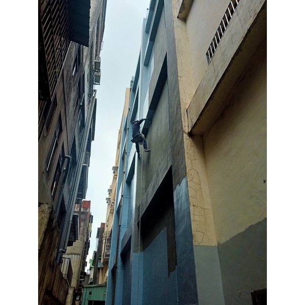 外牆防水免搭鷹架工程-伍山實業社