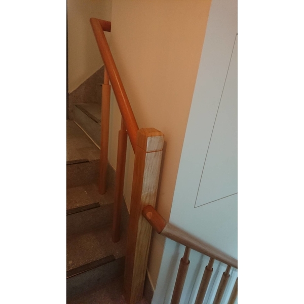 崁壁式樓梯扶手 崁壁式樓梯扶手-天梯實業有限公司