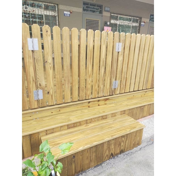 戶外木籬笆平台-天梯實業有限公司