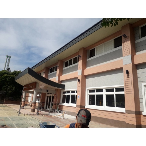 琉璃鋼瓦-中壢內定國小 風雨教室