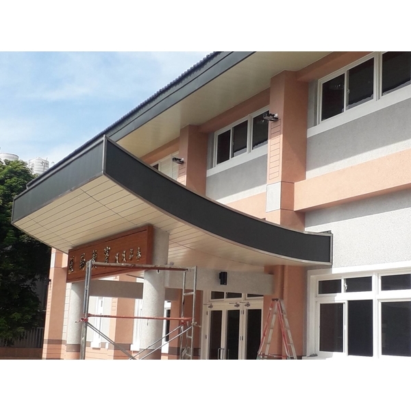 琉璃鋼瓦-中壢內定國小 風雨教室