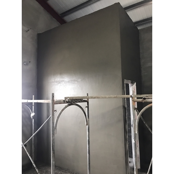 鐵皮屋磚牆隔間泥做5