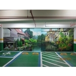 停車場牆壁彩繪 - 展望傳統藝術彩繪工作室