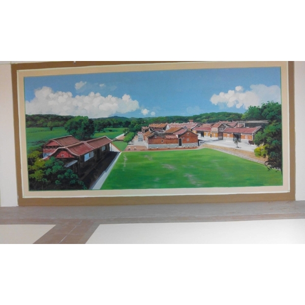 停車場牆壁彩繪-展望傳統藝術彩繪工作室