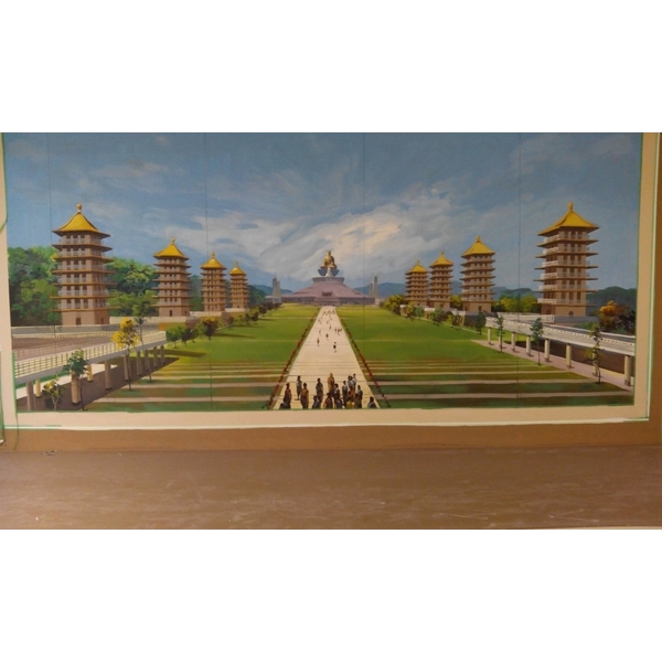 停車場牆壁彩繪