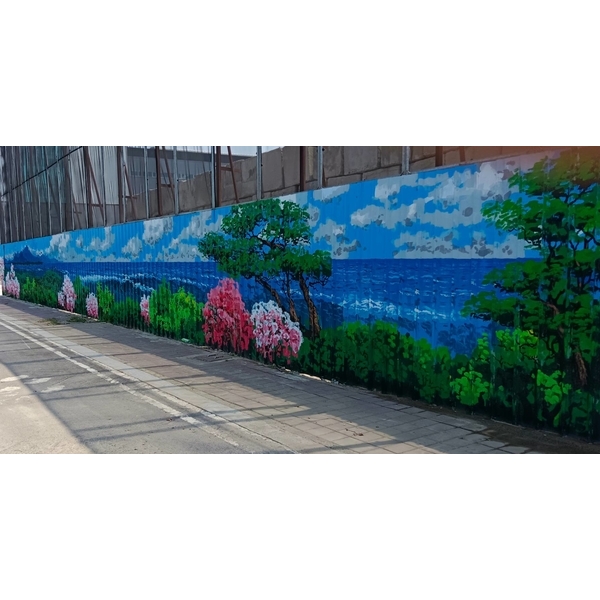 鐵皮.圍籬美化彩繪