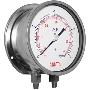 全不鏽鋼波紋管式差壓錶   MDX,昶特有限公司