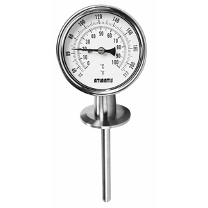 衛生型雙金屬溫度計 (直立式)  BTI-S,昶特有限公司