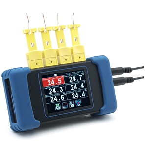 可攜式螢幕觸控溫度紀錄器（六組通道型）  TDL-R／D-6C,昶特有限公司