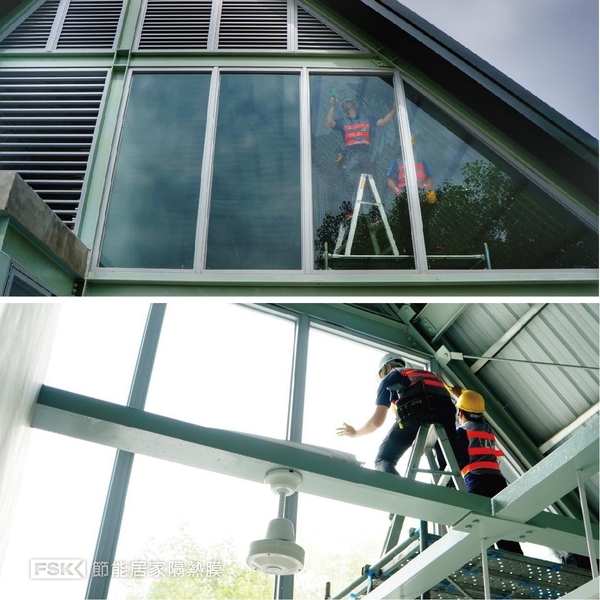 FSK高透明反射型隔熱膜-公共空間圖書館