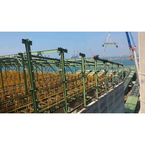 台北港第二散雜儲運中心新建工程,礁溪鋼鐵機械有限公司