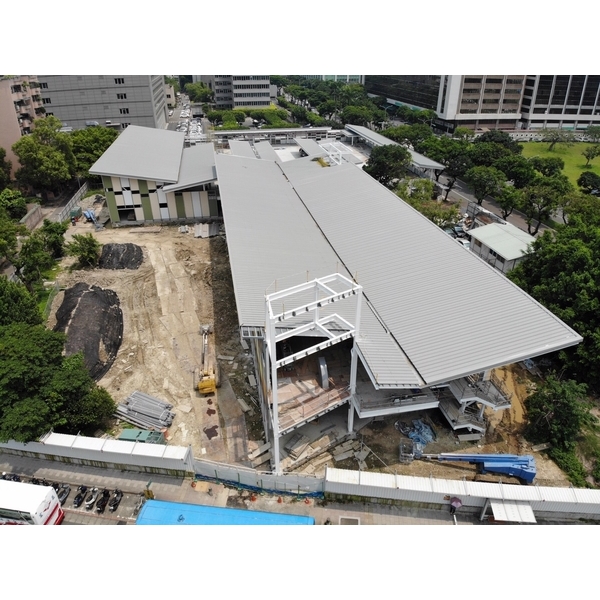 南門市場臨時攤棚-統包工程-礁溪鋼鐵機械有限公司