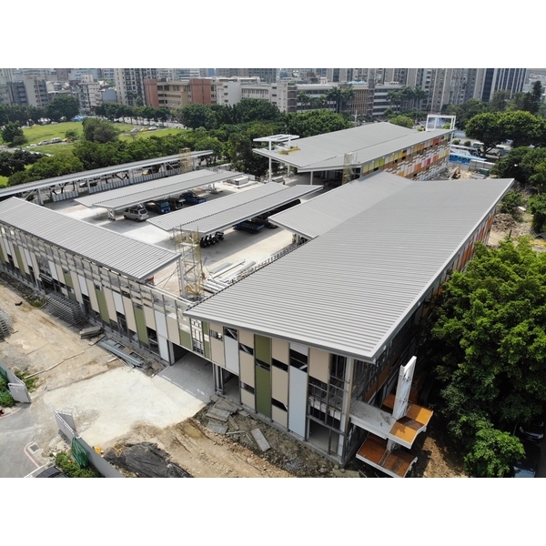 南門市場臨時攤棚-統包工程-礁溪鋼鐵機械有限公司