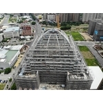 桃園遠雄人壽屋突光電塔鋼構工程 - 礁溪鋼鐵機械有限公司