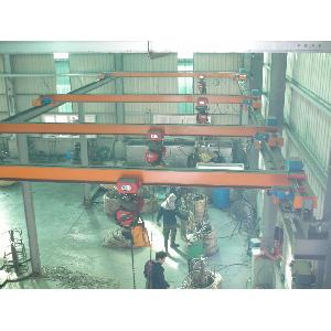 單軌駕空式天車