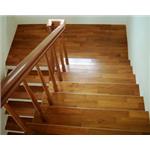 埔里透天樓梯柚木實木2.3寸5分 - 金萬隆有限公司